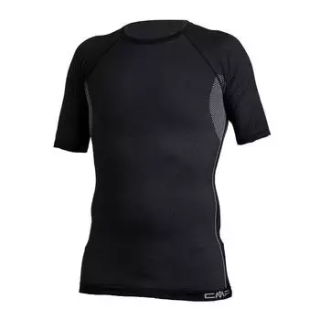 Базовый слой с коротким рукавом CMP Seamless 3Y97801, черный