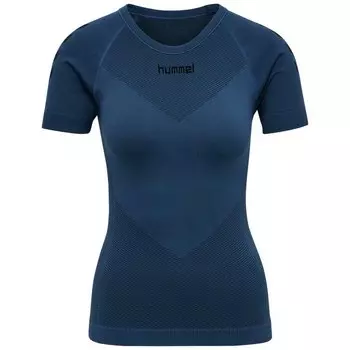 Базовый слой с коротким рукавом Hummel First Seamless, синий