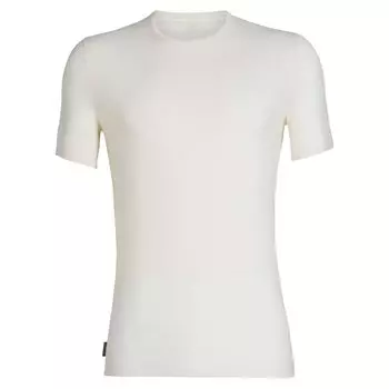 Базовый слой с коротким рукавом Icebreaker Anatomica Crew Merino, бежевый