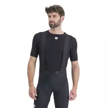 Базовый слой с коротким рукавом Sportful Merino Layer, черный