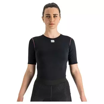 Базовый слой с коротким рукавом Sportful Midweight, черный