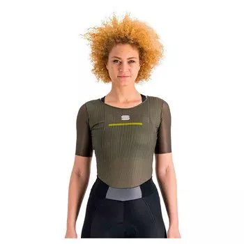 Базовый слой с коротким рукавом Sportful Pro, зеленый