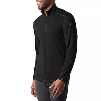 Базовый слой Smartwool Classic Thermal Merino 1/4 Zip Top, черный