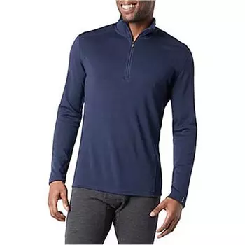 Базовый слой Smartwool Classic Thermal Merino 1/4 Zip Top, цвет Deep Navy