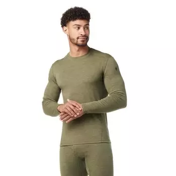 Базовый слой Smartwool Merino 250 Base Layer Pattern Crew, зеленый