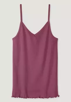 Базовый слой SPAGHETTI V-NECK FITTED 2ER-SET PURE NATURE hessnatur, фиолетовый