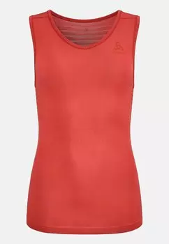 Базовый слой V-NECK SINGLET PERFORMANCE ODLO, красный