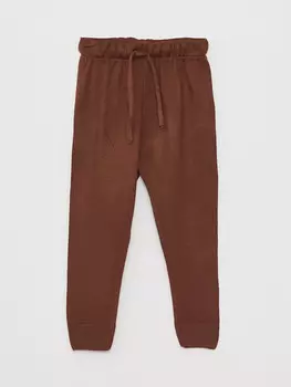 Базовый спортивный костюм для маленьких мальчиков с эластичной резинкой на талии LCW baby, коричневый