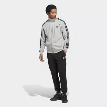 Базовый спортивный костюм из френч терри с 3 полосками ADIDAS, цвет schwarz