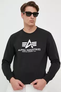 Базовый свитер Alpha Industries, черный