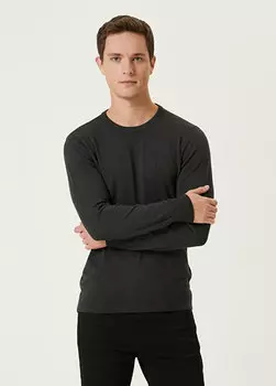 Базовый свитер антрацитового цвета Beymen