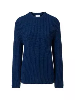 Базовый свитер CASH-MERE.CH Sweater, темно-синий