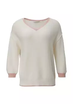 Базовый свитер comma casual identity Sweater, цвет beige/ecru