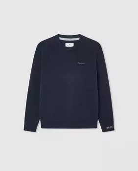 Базовый свитер для мальчика Pepe Jeans, темно-синий