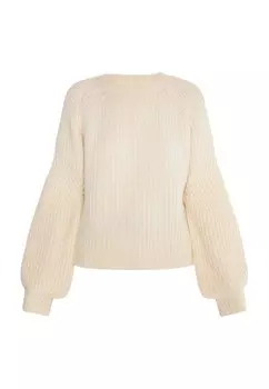 Базовый свитер DreiMaster Vintage Sweater Altiplano, кремовый