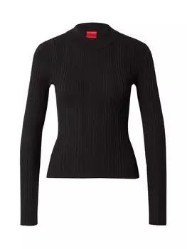 Базовый свитер HUGO Sweater Sarphammy, черный