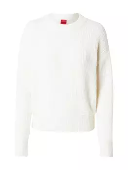 Базовый свитер HUGO Sweater Scevanu, белый