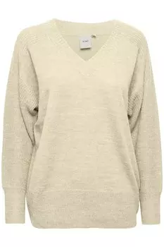 Базовый свитер ICHI Sweater, бежевый
