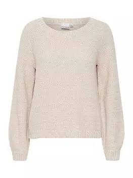Базовый свитер ICHI Sweater NOELLE, светло-бежевый