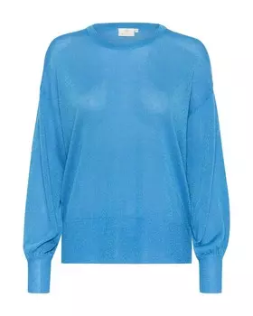 Базовый свитер Kaffe Sweater Ankra, цвет cyan blue