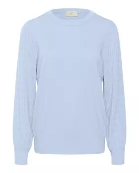 Базовый свитер Kaffe Sweater Nanna, светло-синий