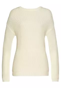 Базовый свитер LASCANA Sweater, белый