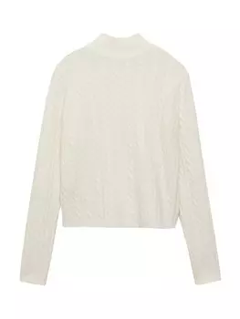 Базовый свитер MANGO Sweater SEEDSPER, кремовый