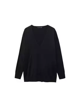 Базовый свитер MANGO Sweater VIEIRA, черный