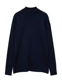 Базовый свитер MANGO Sweater VIEIRA, темно-синий