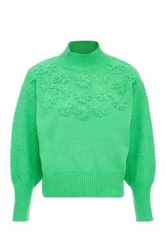 Базовый свитер MYMO Sweater, лаймовый