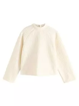 Базовый свитер Next Sweater, экрю