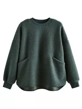 Базовый свитер Next Sweater, темно-зеленый