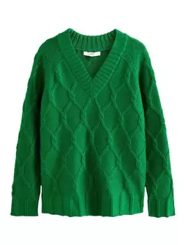 Базовый свитер Next Sweater, зеленый