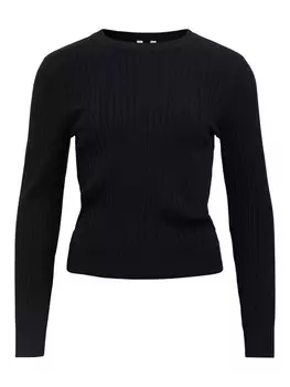 Базовый свитер OBJECT Sweater, черный