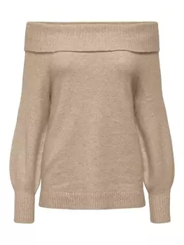 Базовый свитер ONLY Sweater ONLJeanett, темно-бежевый