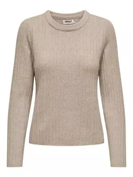 Базовый свитер ONLY Sweater ONLJeanett, темно-бежевый