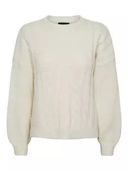 Базовый свитер PIECES Sweater JAYLEE, бежевый