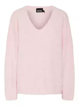 Базовый свитер PIECES Sweater PCPAM, розовый