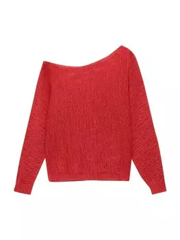 Базовый свитер Pull&Bear Sweater, красный
