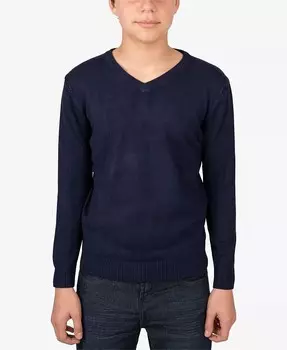 Базовый свитер с v-образным вырезом для мальчика Xray, синий