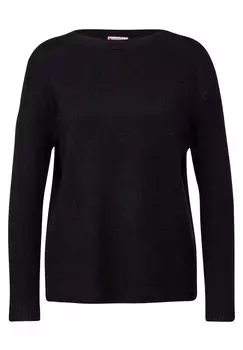 Базовый свитер STREET ONE Sweater, черный