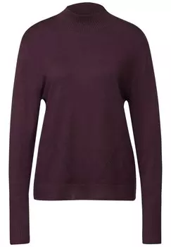 Базовый свитер STREET ONE Sweater, цвет aubergine