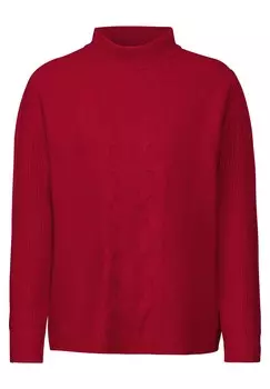 Базовый свитер STREET ONE Sweater, цвет ruby red
