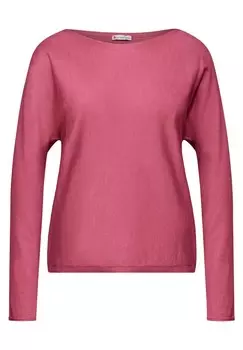 Базовый свитер STREET ONE Sweater Dolman, розовый