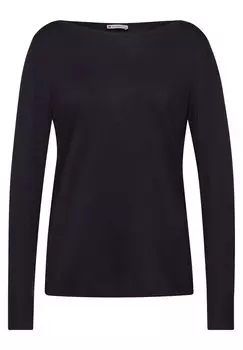 Базовый свитер STREET ONE Sweater, темно-синий