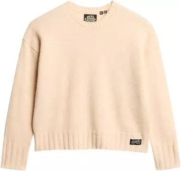 Базовый свитер Superdry Sweater, бежевый