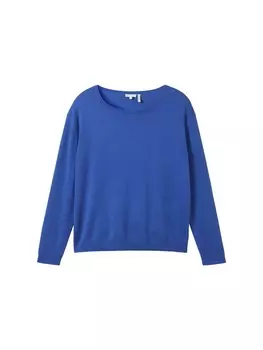 Базовый свитер TOM TAILOR Sweater, синий