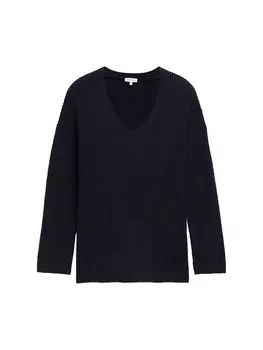 Базовый свитер Tom Tailor Women + Sweater, темно-синий