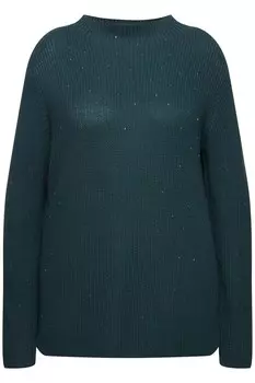 Базовый свитер Ulla Popken Sweater, зеленый