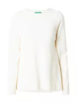 Базовый свитер UNITED COLORS OF BENETTON Sweater, кремовый